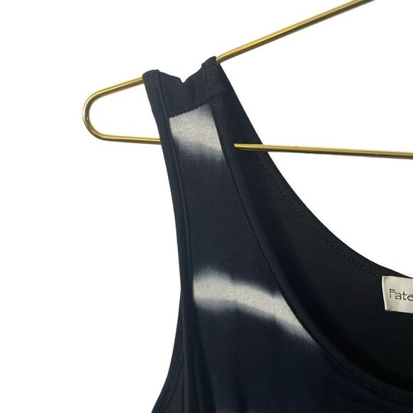 Fate & Fortune Side Ruched Tie Dye Maxi Dress Size MED NWT - Picture 6 of 7
